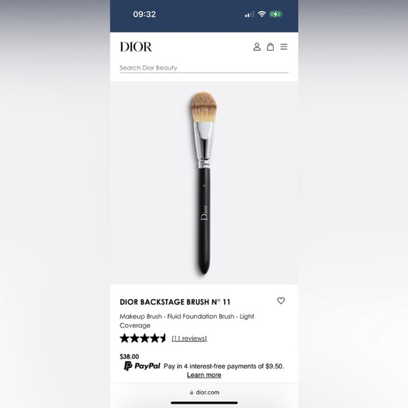 Dior Beauty Brush Set Travel Pouch NIB - Picture 10 of 12